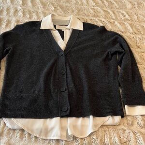Brochu Walker Dark Gray Cardigan